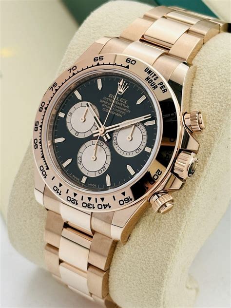 Vendesi Rolex Daytona 126505 Rose Gold Black Dial Full